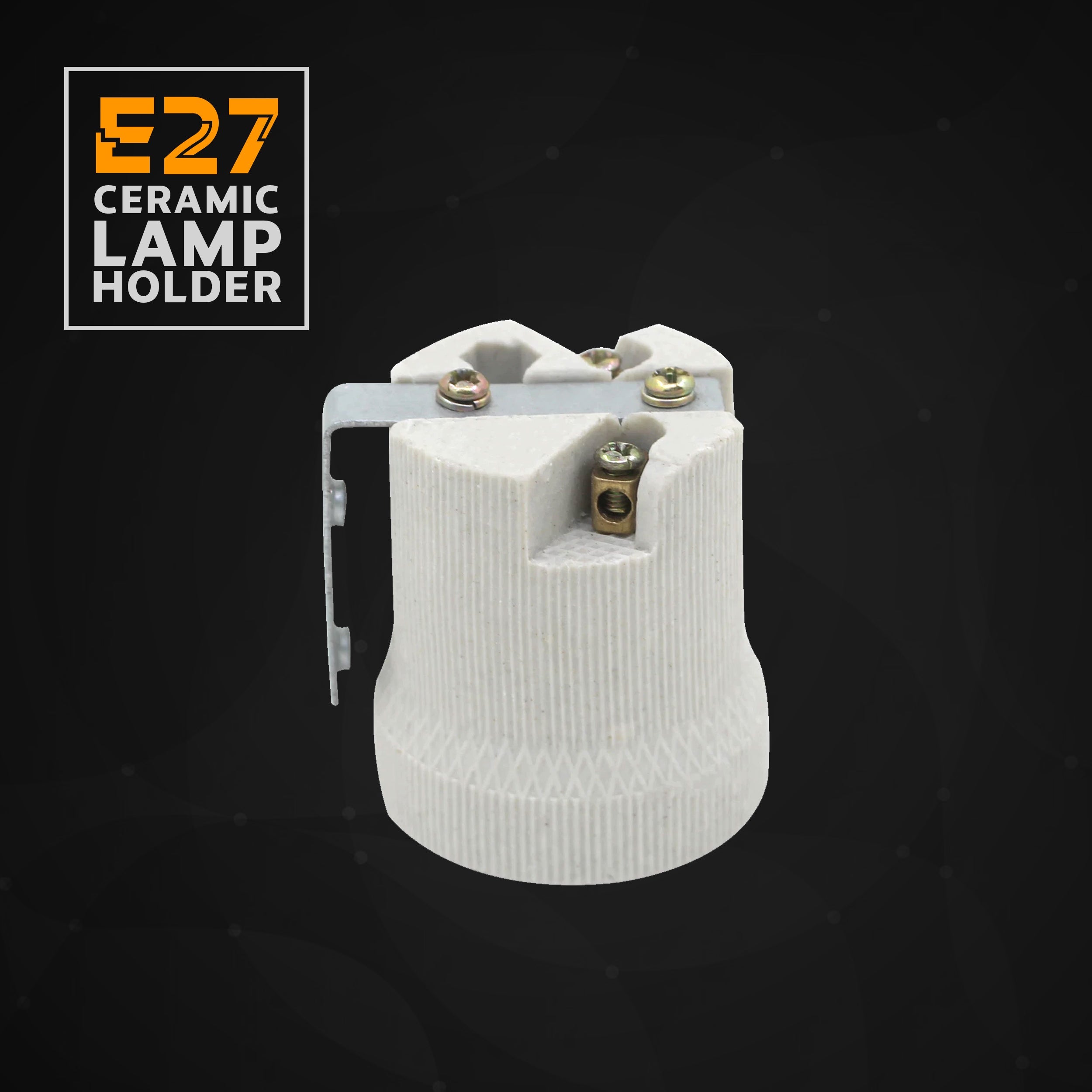 CERAMIC Porcelain Type 5 ES E27 Heat Bulb Lamp Holder