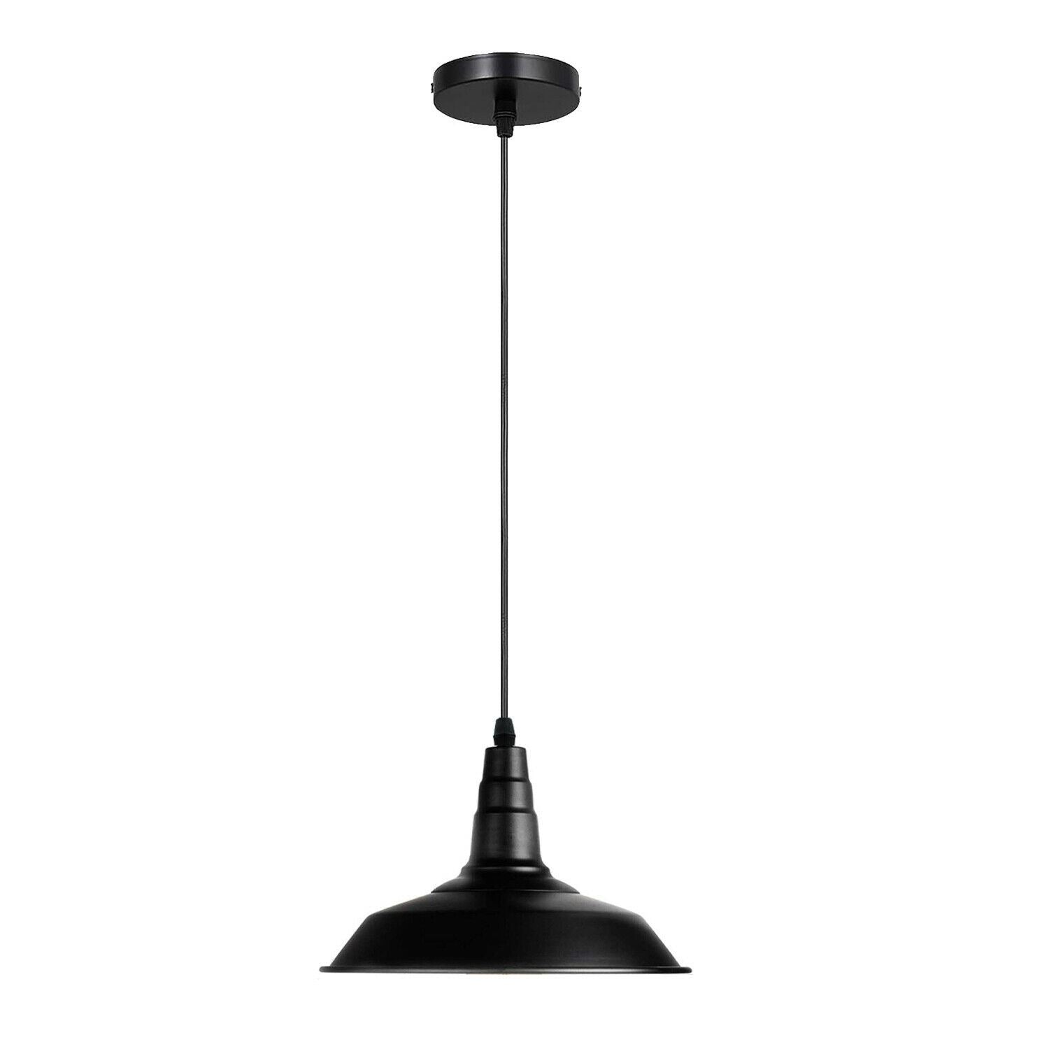Ceiling Pendant Light Metal Lamp Shade Hanging Indoor Light Fitting