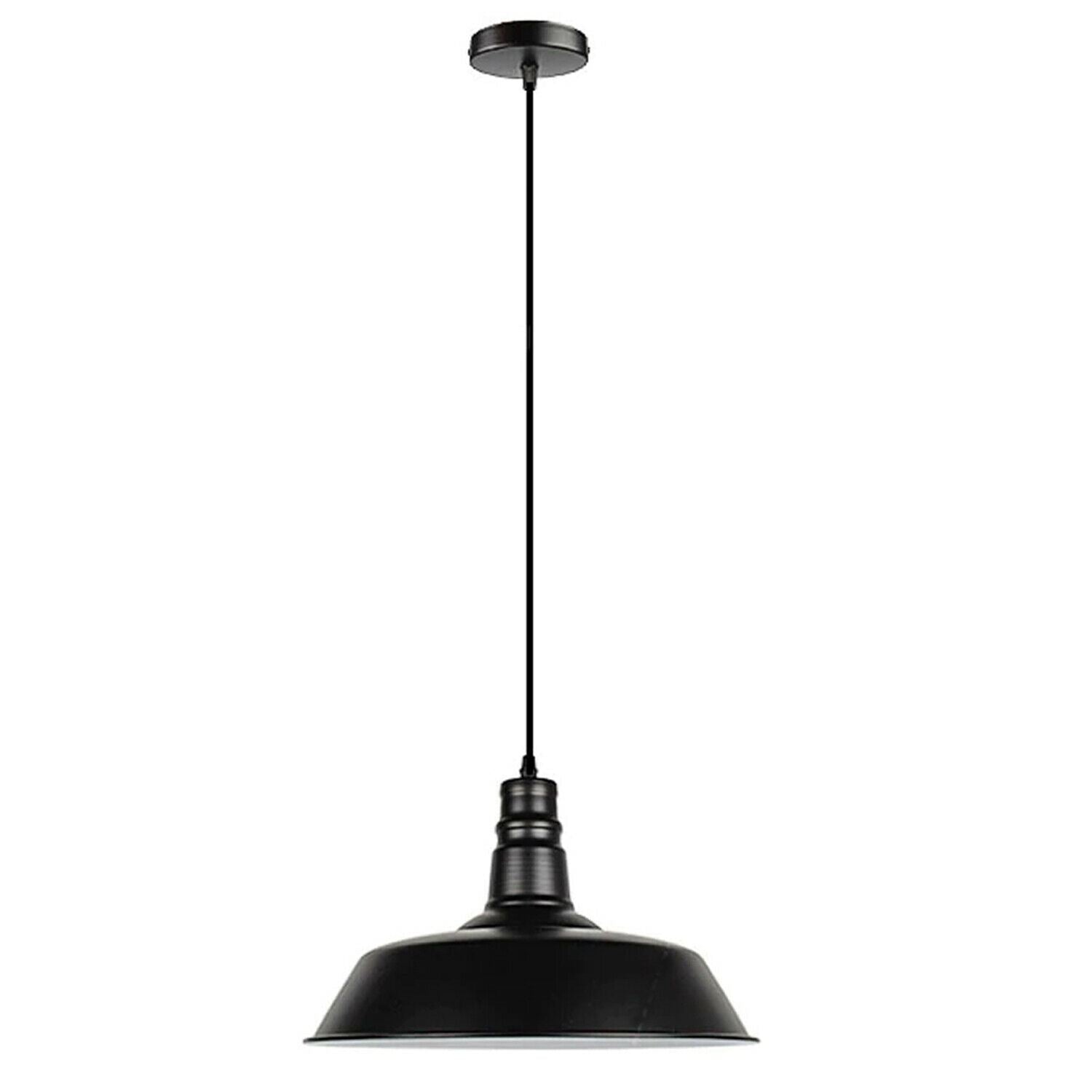 Ceiling Pendant Light Metal Lamp Shade Hanging Indoor Light Fitting