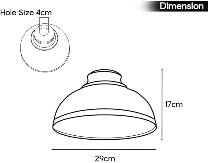 Retro Pendant Lamp Shades for Living Room