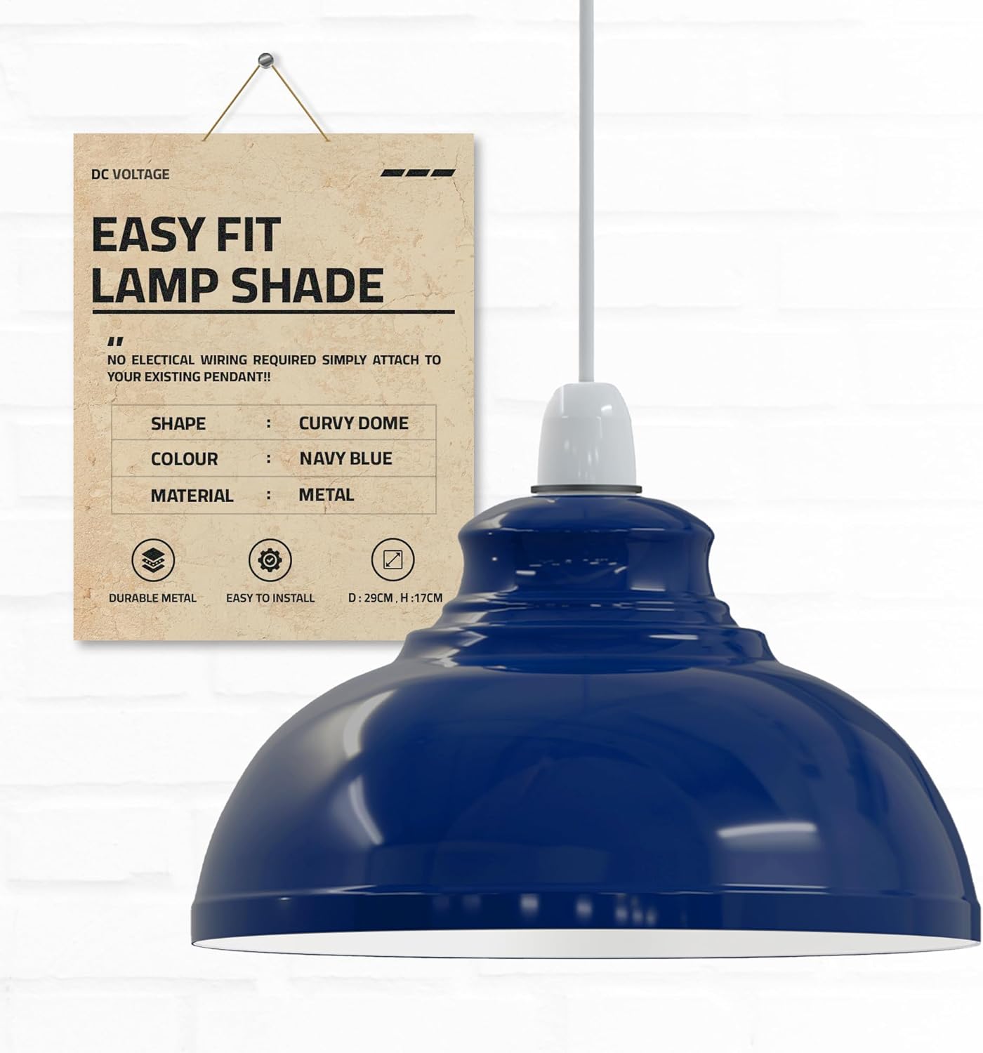 Retro Pendant Lamp Shades for Living Room