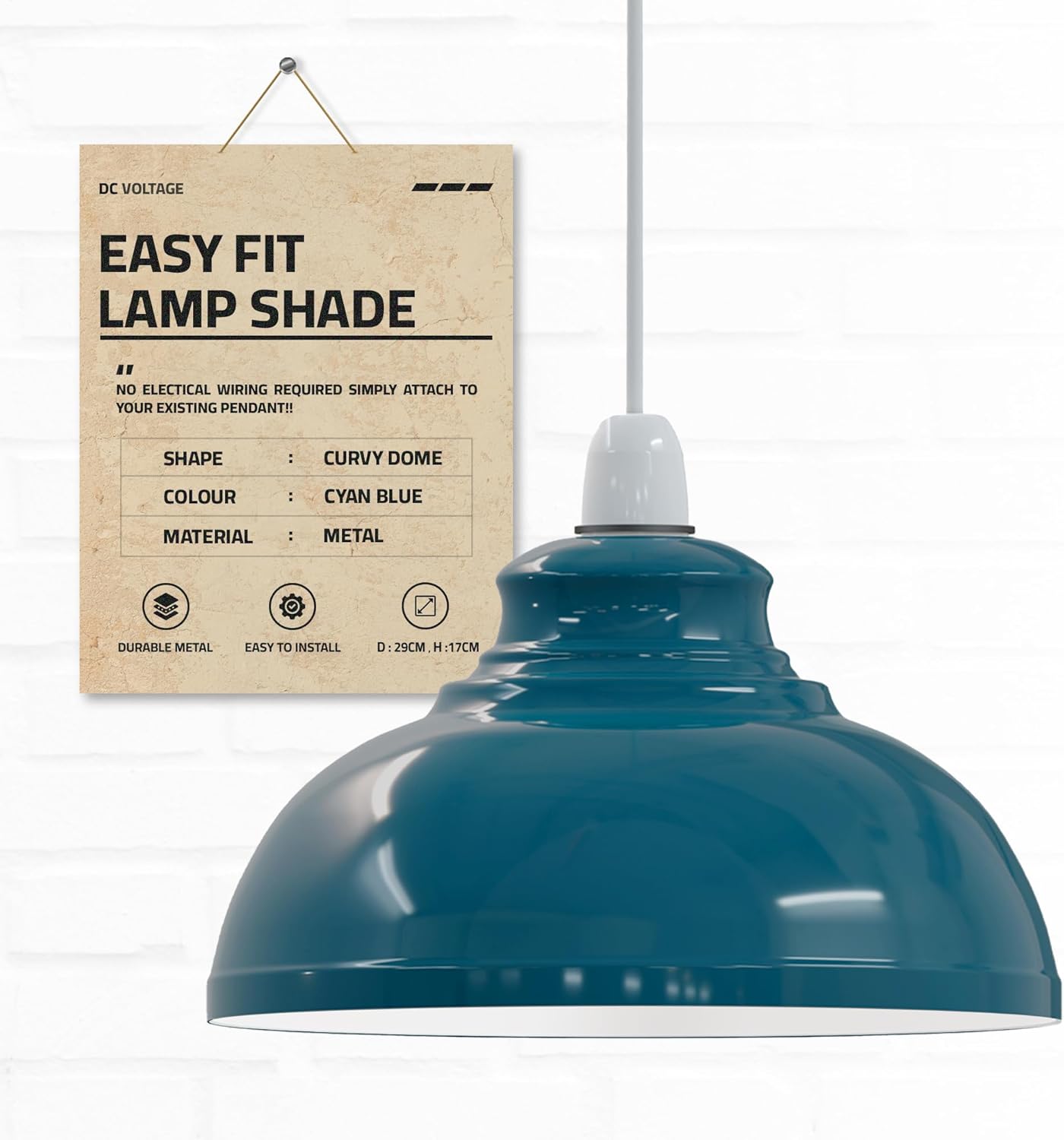 Retro Pendant Lamp Shades for Living Room