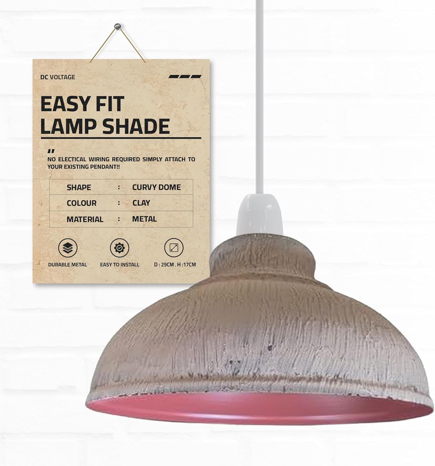 Retro Pendant Lamp Shades for Living Room