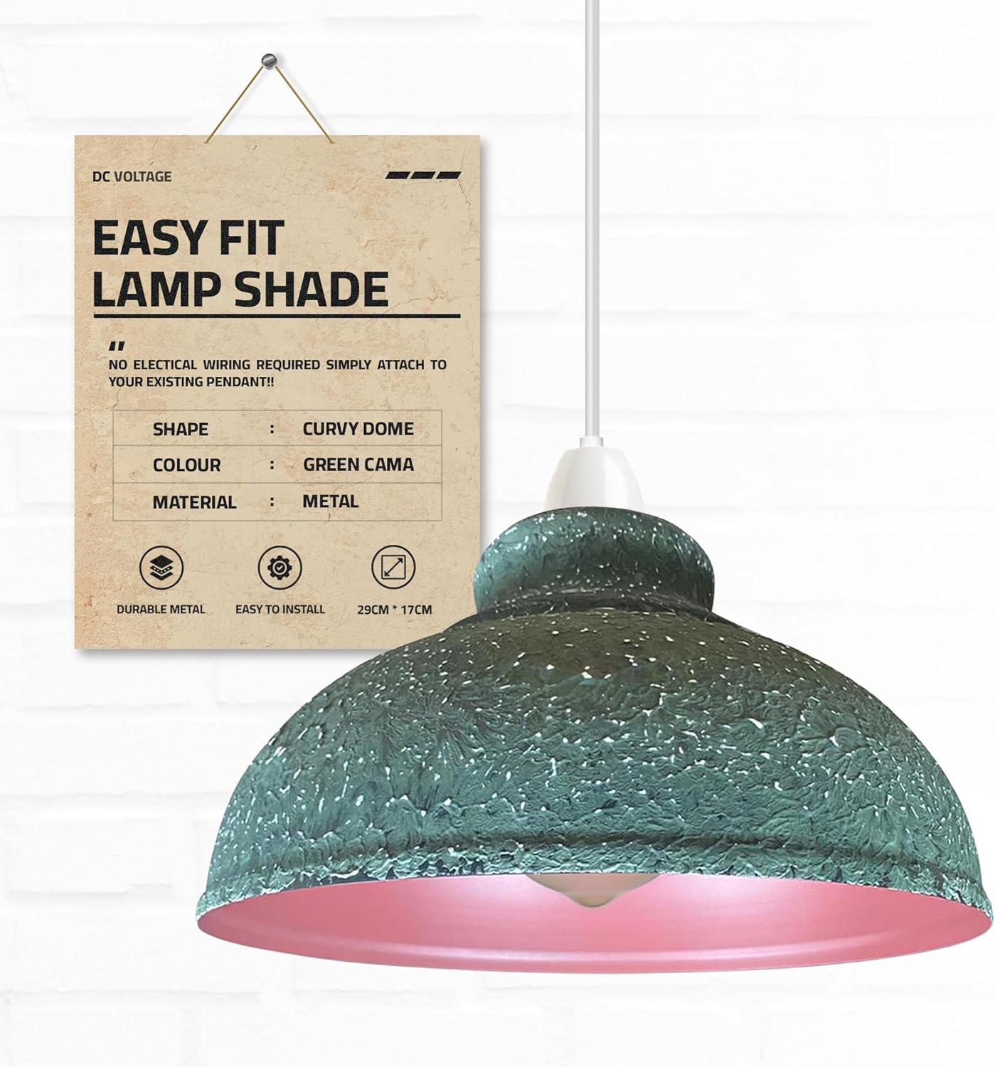 Retro Pendant Lamp Shades for Living Room