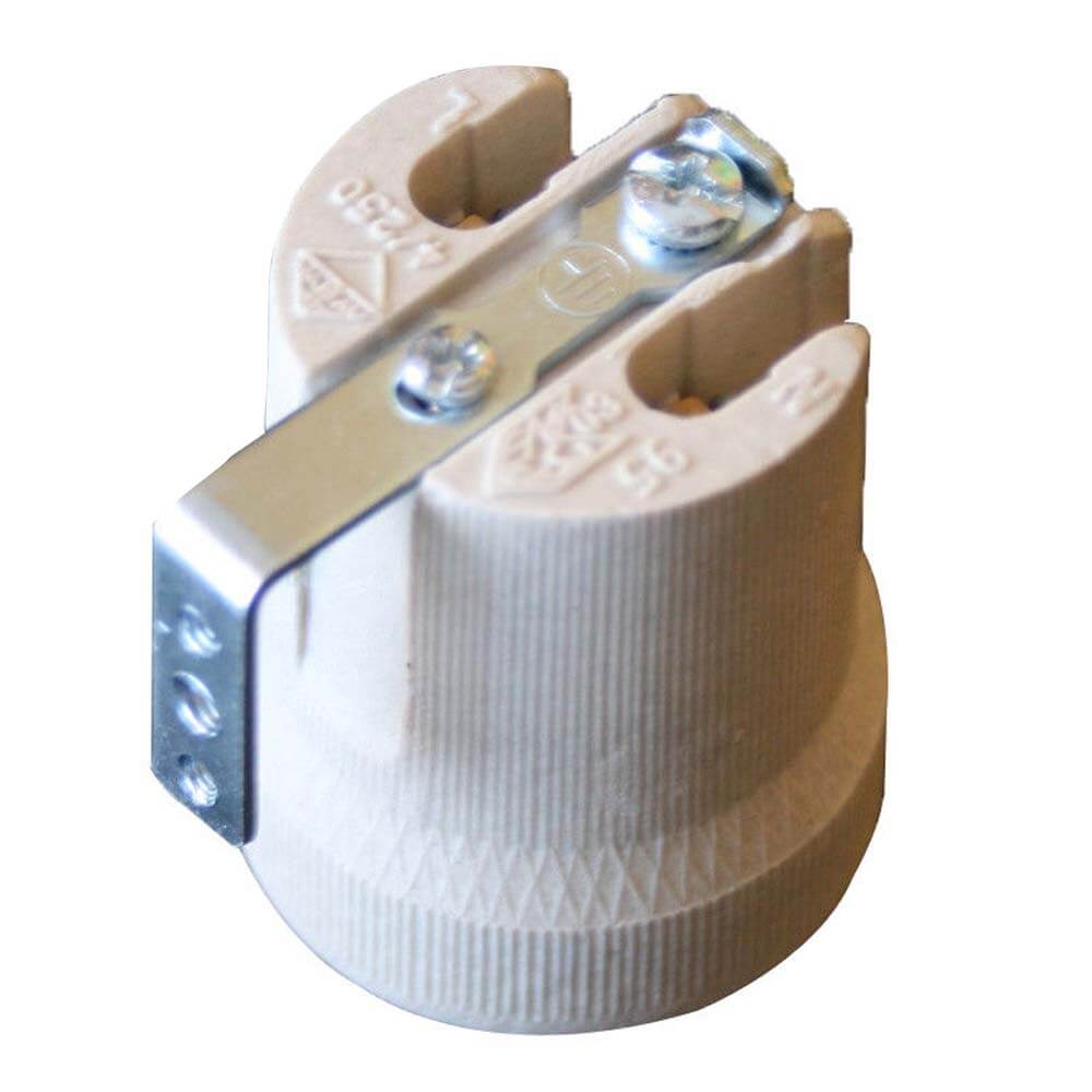 CERAMIC Porcelain Type 5 ES E27 Heat Bulb Lamp Holder