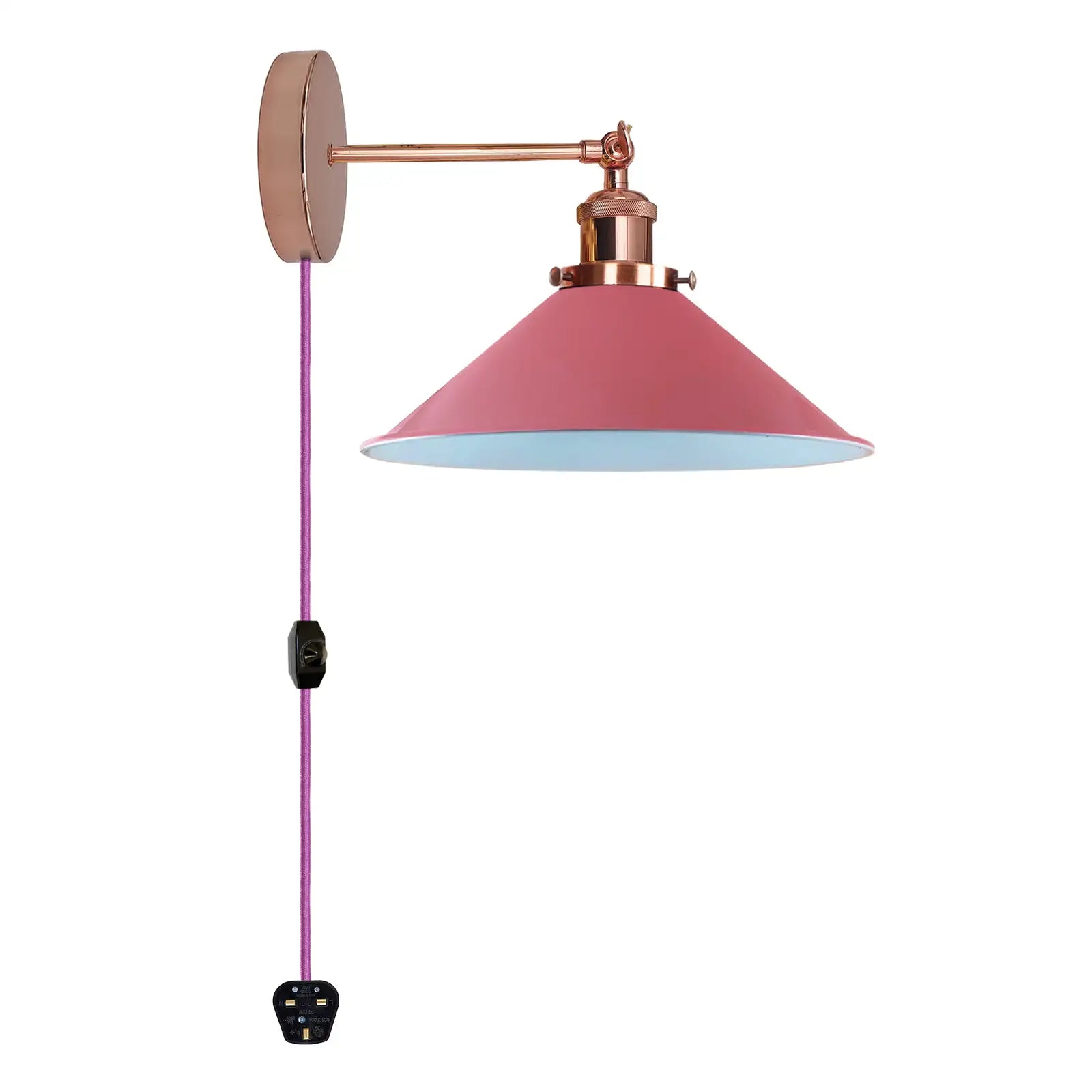 Cord plug in pendant light with dimmer switch