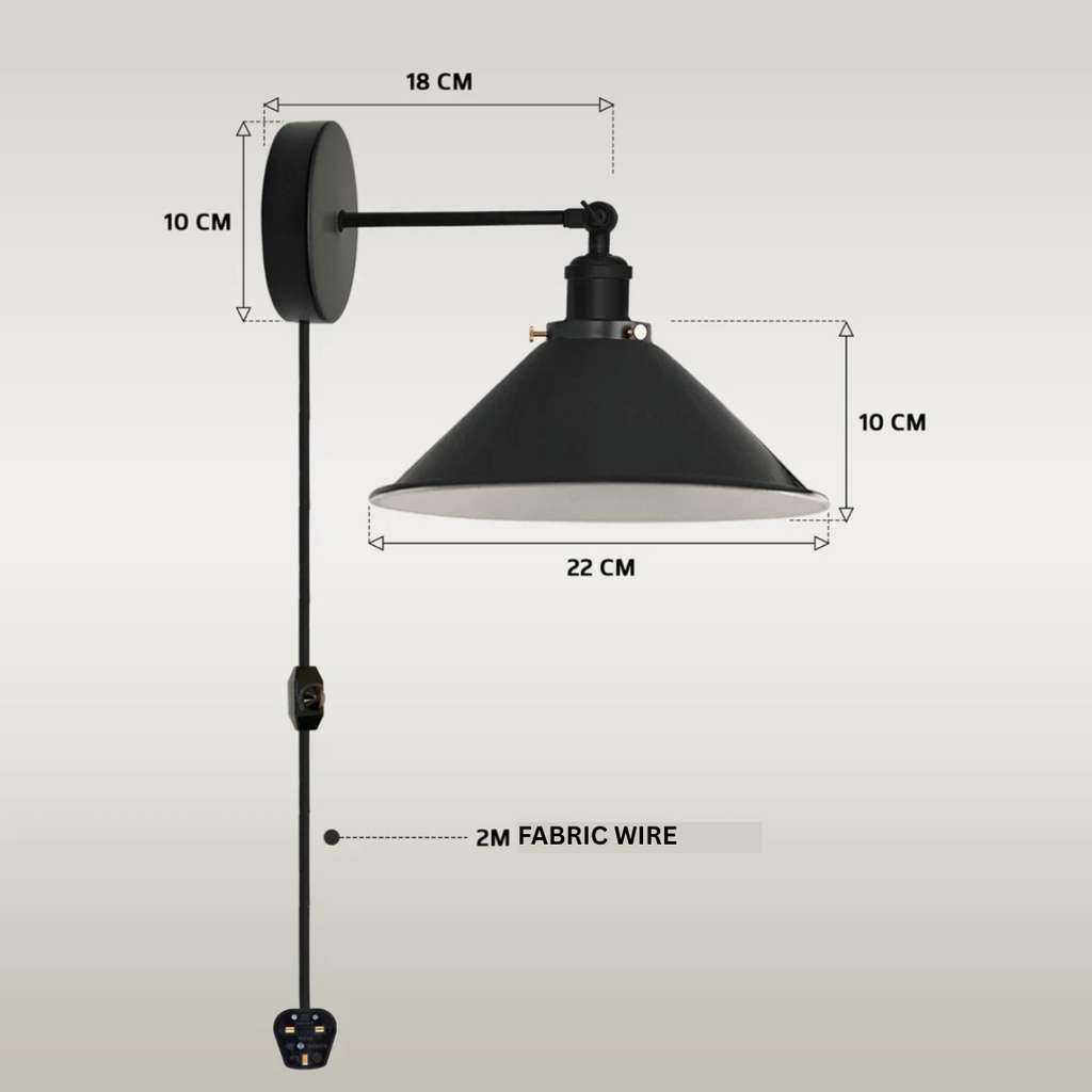 Cord plug in pendant light with dimmer switch