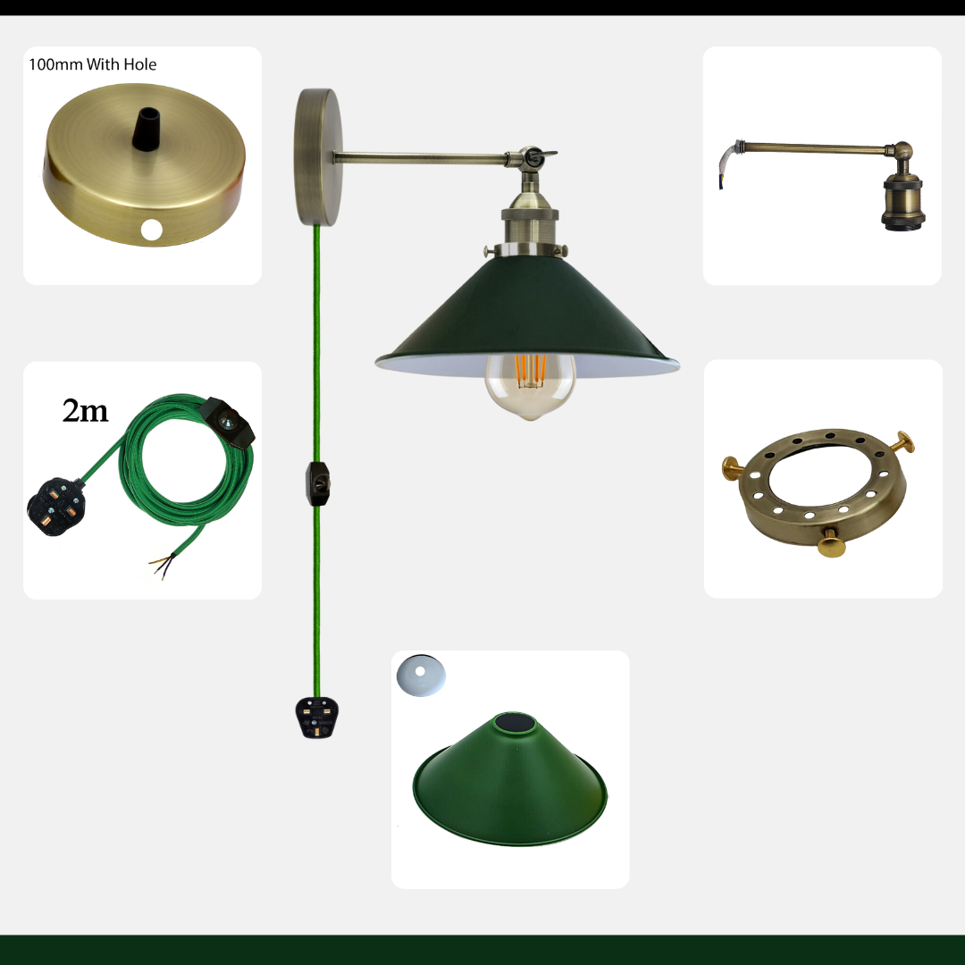 Cord plug in pendant light with dimmer switch