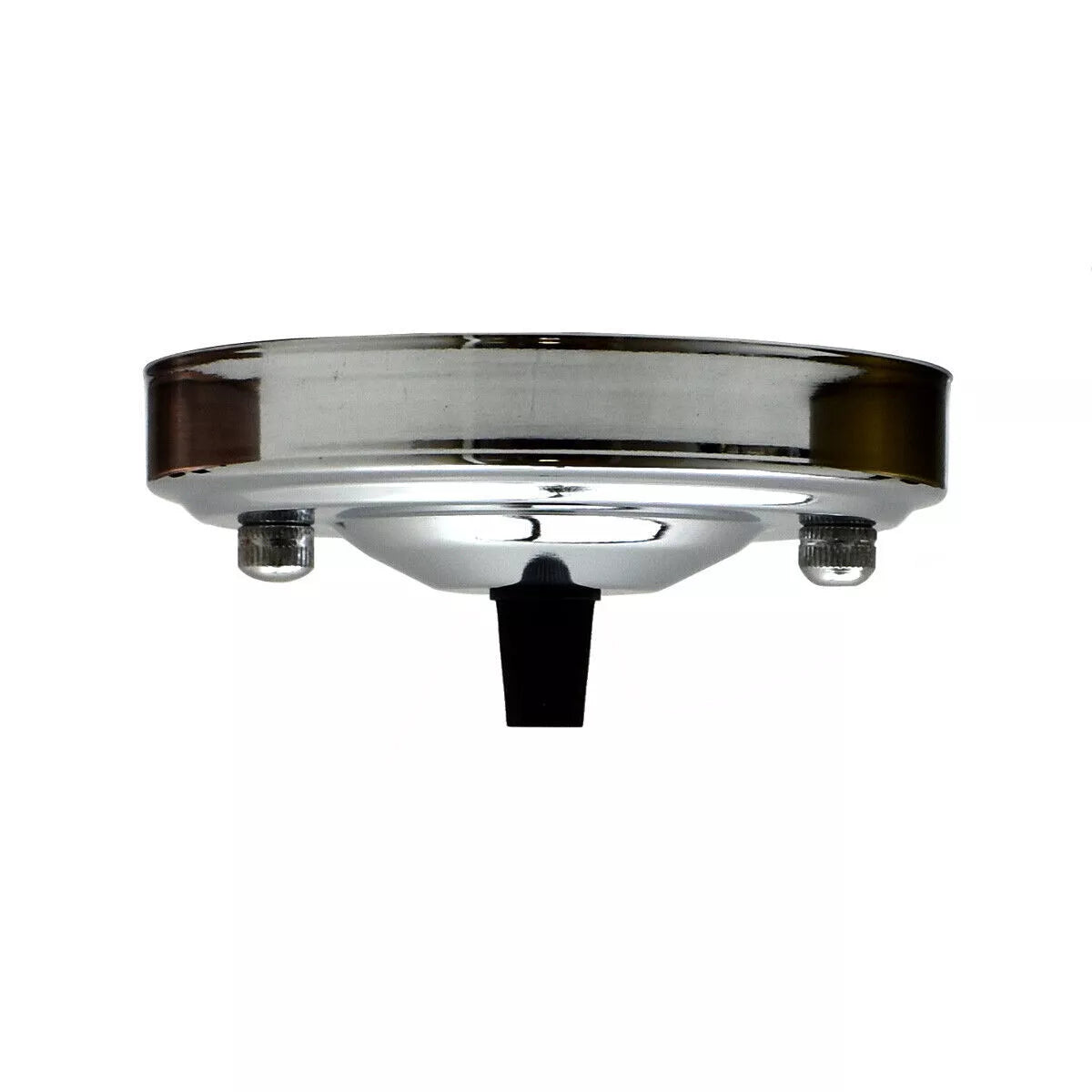 108mm Single Outlet Drop Metal Front Fitting Ceiling Rose